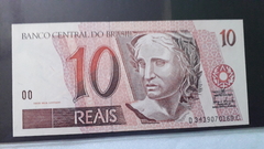 Cédula de 10 Reais de 2006 C 297 1ª Serie D 3439070169 C Chancelas de Guido Mantega e Henrique Meirelles Flor de Estampa - comprar online