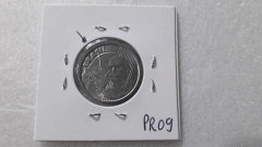 Moeda de 50 Centavos de 2013 Aço Inox BRASIL DUPLO Catalogada PR 09 - Mandrade Numismática