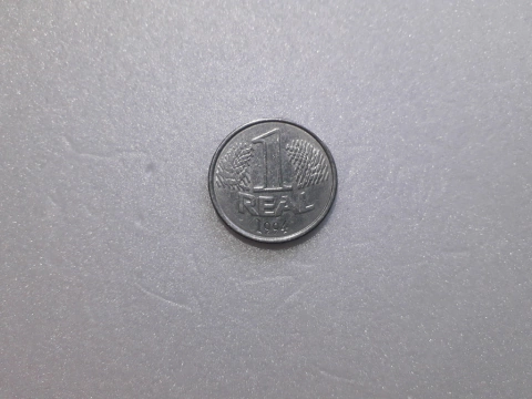 Moeda de 1 Real de 1994 Aço Inox RECOLHIDA