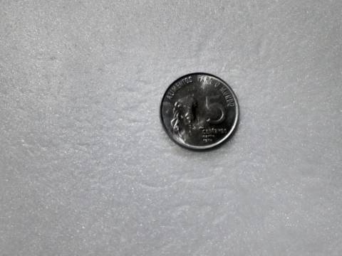 Moeda de 5 Centavos de 1976 Aço Inox FAO Flor de Cunho AI 21