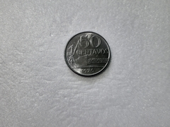 Moeda de 50 Centavos de 1976 Aço Inox Linda