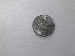 Moeda de 50 Centavos de 1977 Aço Inox Linda