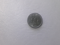 Moeda de 50 Centavos de 1986 Aço Inox