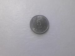 Moeda de 5 Cruzados de 1988 Aço Inox