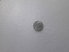 Moeda de 1 Centavo de 1989 Aço Inox Boiadeiro