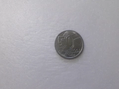 Moeda de 50 Cruzeiros de 1991 Aço Inox Bahiana