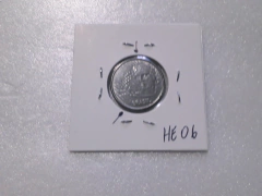 Moeda de 5 Centavos de 1995 Aço Inox com data Marcada ou Vazada em 2 Lugares Catalogada HE 06 - Mandrade Numismática