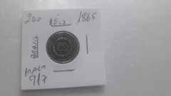 Moeda de 200 de 1865 Prata 917 2º Tipo MA 11 na internet