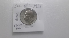 Moeda de 5000 de 1938 Prata 600 MA 14 na internet