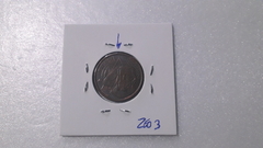 Moeda de 5 Centavos de 2013 Aço Inox Banhado de Cobre com Data Marcada ou Vazada Catalogada ZE 03 - Mandrade Numismática