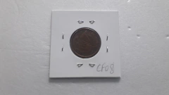 Moeda de 5 Centavos de 2010 Aço Banhado e Cobre Reverso Horizontal à Direita CF 08 Catalogada - comprar online