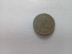 Moeda de 200 Réis de 1899 Cupro-Níquel Escassa BI 03