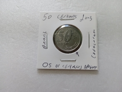 Moeda de 50 Centavos de 2003 OS de Centavos apagado Catalogada BI 09 na internet