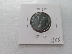 Moeda de 50 Centavos de 2002 Aço Inox Com Data Marcada ou Vazada HJ 05 - Mandrade Numismática
