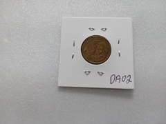 Moeda de 10 Centavos de 2004 Aço Banhado de Bronze Batida Fraca no S de Centavos Apagado Catalogada DA 02 - Mandrade Numismática