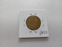 Moeda de 25 Centavos de 2006 Aço Banhado de Bronze ( Letra V de Centavos Apagada ) Catalogada DA 05 - Mandrade Numismática