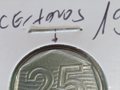 Moeda de 25 Centavos de 1994 Aço Inox com Data Marcada no Anverso Catalogada AM 18 - comprar online