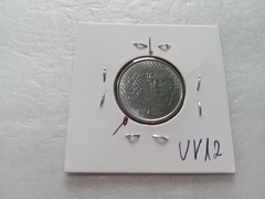 Moeda de 10 Centavos de 1997 Aço Inox com Data Marcada em 2 lugares Catalogada UV 12 - Mandrade Numismática