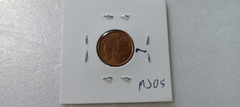 Moeda de 1 Centavo de 2001 com a palavra CABRAL Duplicada ou Rebatida Catalogada MJ 05 - loja online