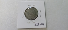 Moeda de 50 Centavos de 2005 Aço Inox Reverso Horizontal à Direita Catalogada ZÉ 04 - Mandrade Numismática