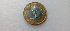 Moeda de 1 Real de 2013 com BRASIL DUPLO catalogada ML 02 - comprar online