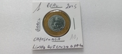 Moeda de 1 Real de 2005 Com ( Linha que Cruza a Data ) Catalogada VG 03