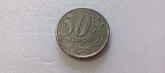 Moeda de 50 Centavos de 2001 com a Palavra RIO BRANCO Duplicadas Catalogada ZÉ 11