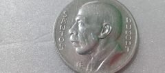 Moeda de 5000 Réis - 1936 Prata 600 com - Variante, Santos Letras Duplas SM 01 na internet