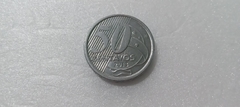 Moeda de 50 Centavos de 2013 Com Brasil Duplo Catalogada SM 02