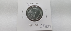 Moeda de 50 Centavos de 2013 Aço Inox BRASIL Duplo Catalogada SM 02 - Mandrade Numismática