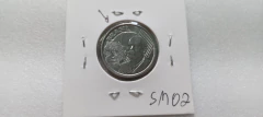 Moeda de 50 Centavos de 2013 Aço Inox BRASIL Duplo Catalogada SM 02 - Mandrade Numismática