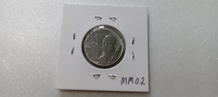 Moeda de 50 Centavos de 2002 Aço Inox Ausência da Letra S de Centavos Catalogada MM 02 - comprar online