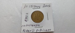 Moeda de 10 Centavos de 2002 Com Palavra PEDRO I Duplicado Catalogada SM 03 na internet