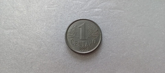 Moeda de 1 Centavo de 1995 Aço inox Com Verso Marcado MJ 05