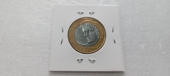 Moeda de 1 Real de 2013 com a palavra REAL DUPLO Catalogada ML 02 - Mandrade Numismática