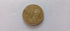 Moeda de 25 Centavos de 2001 Aço Inox Banhado de Bronze Com DUPLO DEODORO Catalogada SM 06 - comprar online
