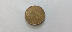 Moeda de 25 Centavos de 2013 Aço Banhado de Bronze AV de Centavos Apagado CENT OS Catalogada MA 05