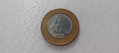 Moeda de 1 Real de 2005 Com linha que Cruza a data CATALOGADA RR 01