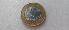 Moeda de 1 Real de 2013 Com BRASIL Duplo CATALOGADA RR 02