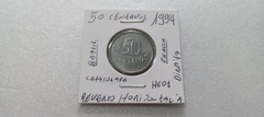 Moeda de 50 Centavos de 1994 Aço Inox Reverso Horizontal à Direita Catalogada Escassa HE 01 na internet