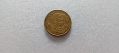Moeda de 10 Centavos de 2003 Aço Banhado de Bronze PPPP Ponto no Peito de Pedro Primeiro Catalogada Escassa OD 02 - comprar online