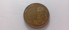 Moeda de 25 Centavos de 2001 Aço Banhado de Bronze Com DUPLO DEODORO Catalogada JB 02 - comprar online
