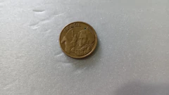 Moeda de 10 Centavos de 2001 Aço Banhado de Bronze ( Pedro I DUPLO ) Catalogada ZZ 05 - comprar online