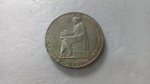 Moeda de 20 Escudos Portuguesa de 1953 Prata PO 02