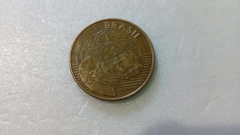 Moeda de 25 Centavos de 2008 Aço Banhado de Bronze Reverso Horizontal à Direita ( Catalogada ) DI 06 - comprar online