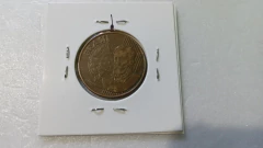 Moeda de 25 Centavos de 2013 Aço Banhado de Bronze Data marcada no Verso e Cunho Fraco no Verso ( Catalogada ) DI 03 - Mandrade Numismática