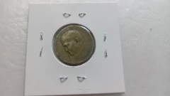 Moeda de 50 Centavos de 1949 Bronze Alumínio Reverso Inclinado à Esquerda LL 06 - comprar online