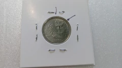 Moeda de 5 Centavos de 1995 Aço Inox Data Marcada e EFIGIE COM QUEPE Catalogada BB 10 - Mandrade Numismática