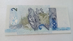 Cédula de 2 Reais de 2009 C 260 1ª Serie C 7540071699 A Chancelas de Guido Mantega e Alexandre Tombini Flor de Estampa - comprar online