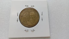 Moeda de 25 Centavos de 2003 Aço Banhado de Bronze com Rastros nas Estrelas Catalogada PP 02 - Mandrade Numismática